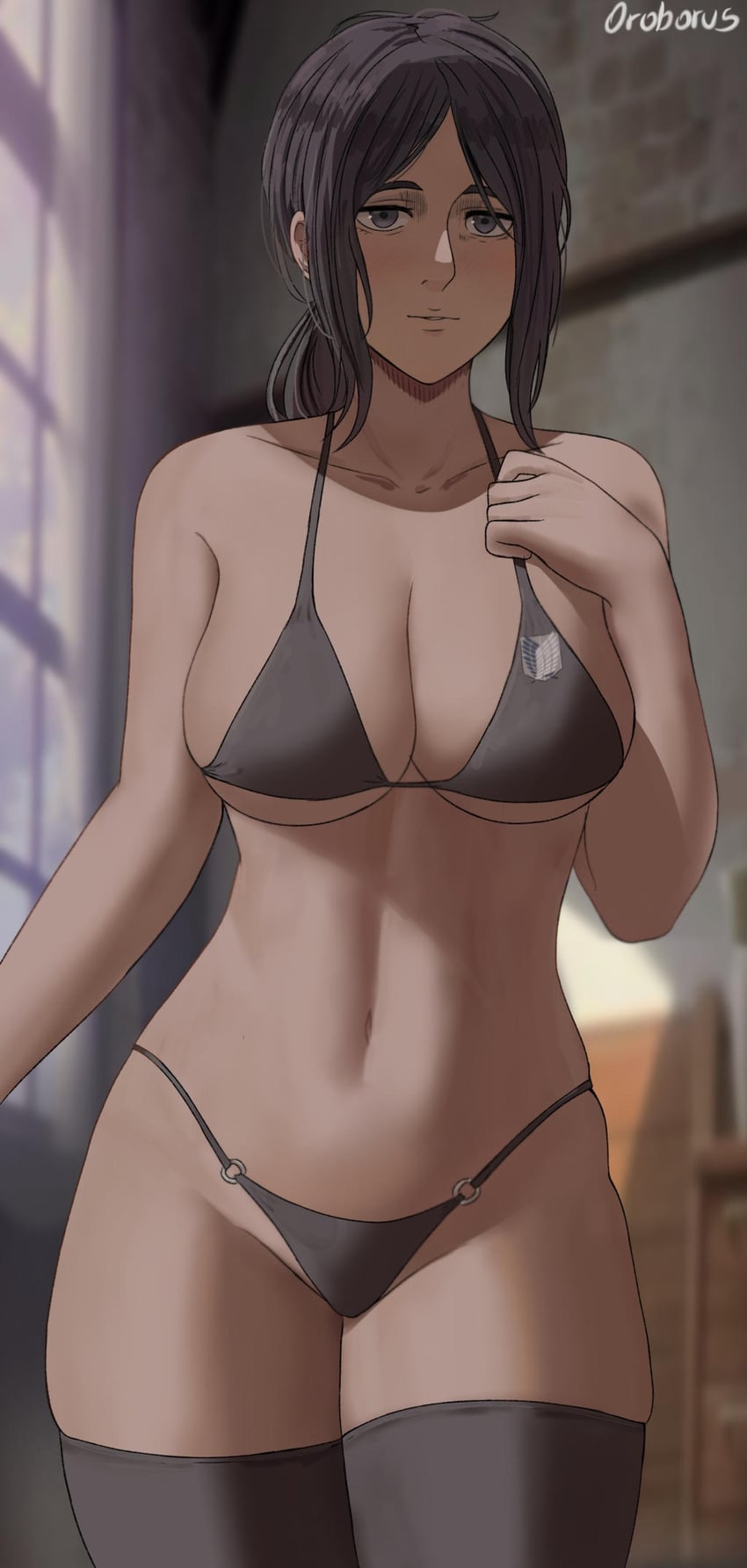 pieck finger (shingeki no kyojin) drawn by oroborus
