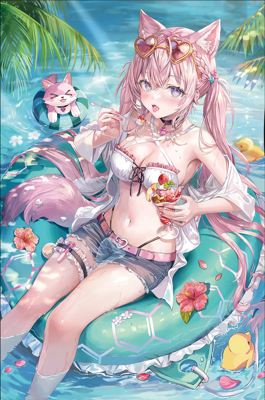 hakui koyori and kokoro (hololive) drawn by momoko_(momopoco)