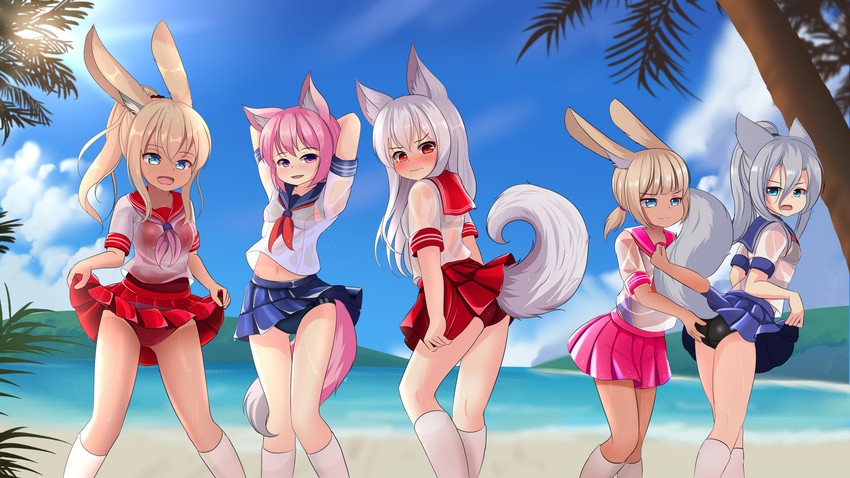 sorbet, vanille, soba, and iris (original) drawn by hotel01