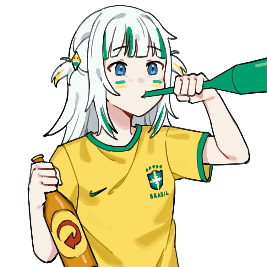 gawr gura (hololive and 3 more) drawn by karassawa