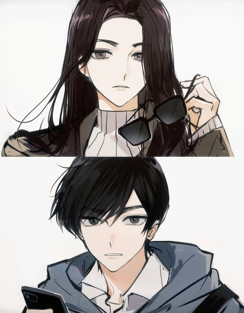 lu xiaoran and shu yi (nv qin jie shi xiluo chang) drawn by mkmwyydlp