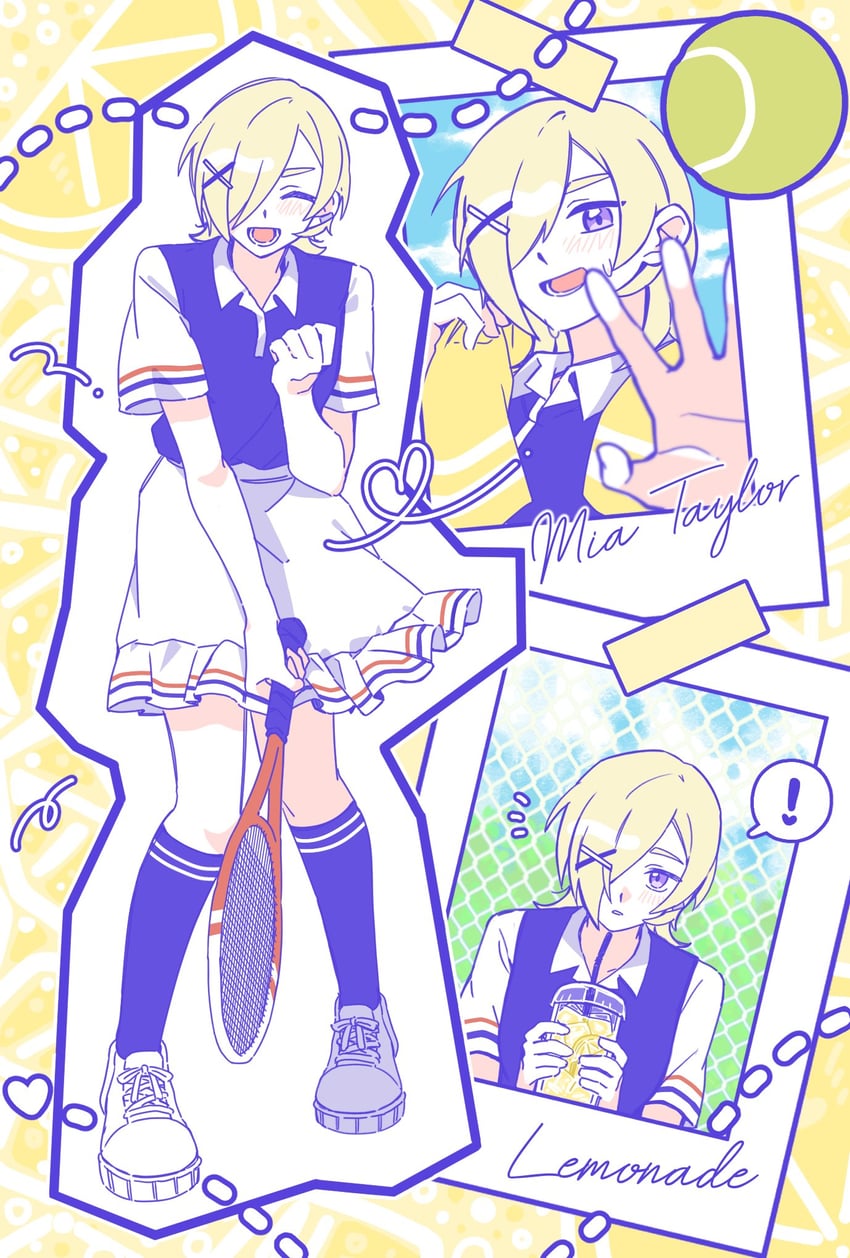 mia taylor (love live! and 1 more) drawn by bean_(bean0407_lls)