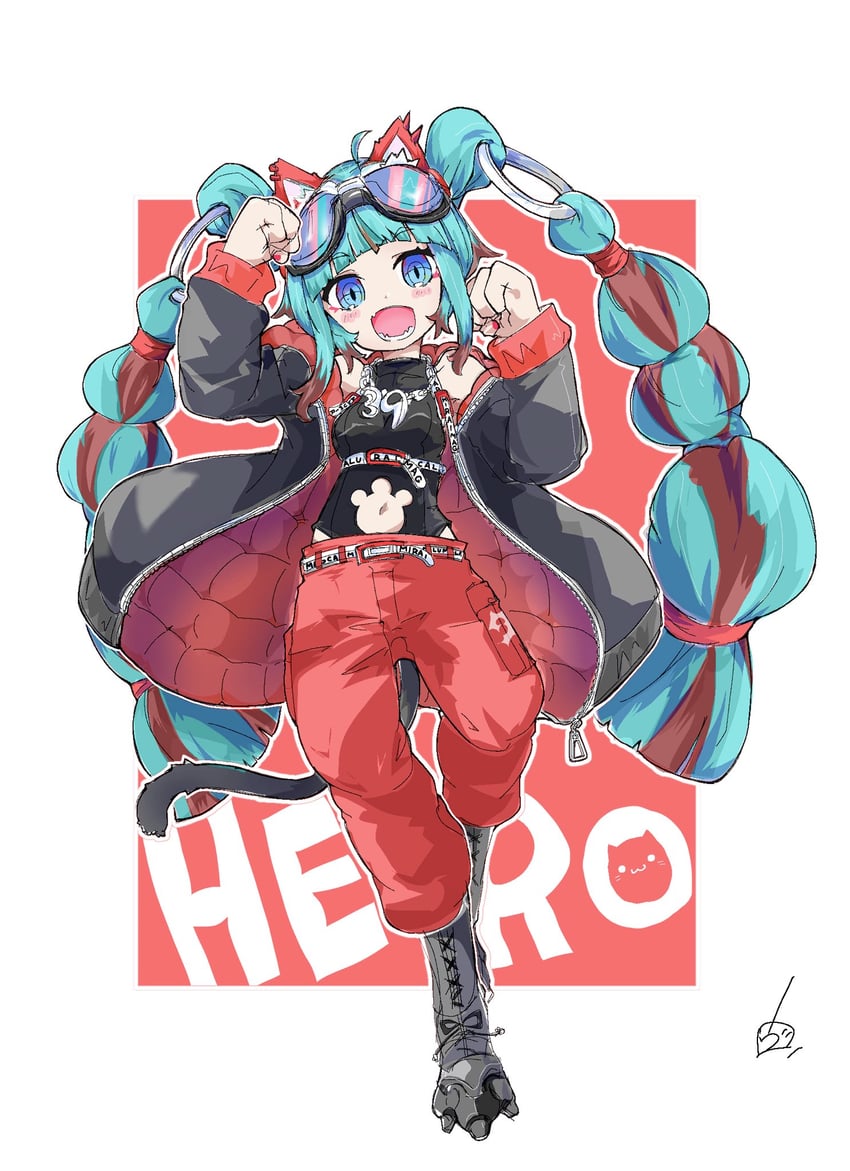 hatsune miku and magical mirai miku (vocaloid and 1 more) drawn by vorusan_(volver39)