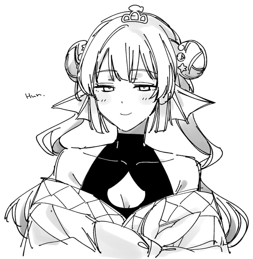 finana ryugu (nijisanji and 1 more) drawn by zhuotian
