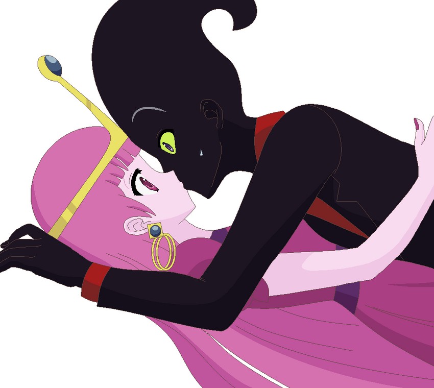 princess bonnibel bubblegum and nergal (adventure time and 1 more) drawn by nathaniel718