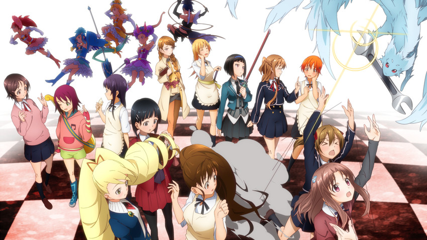 asuna, kirigaya suguha, silica, taneshima popura, lisbeth, and 15 more (mega man and 6 more) drawn by boko_(maniacpurple)
