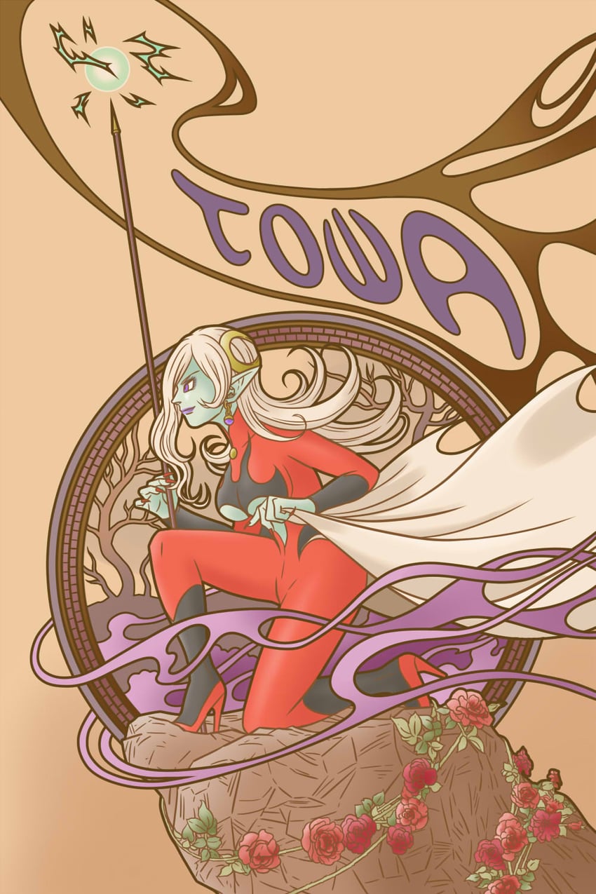 towa (dragon ball and 2 more) drawn by mikidai7
