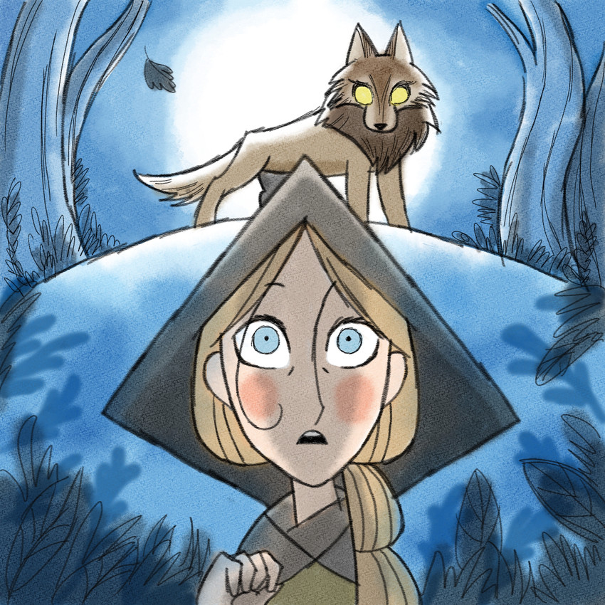robyn goodfellowe and mebh og mactire (wolfwalkers) drawn by tasaki_youdai