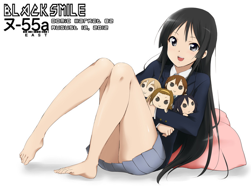 akiyama mio, nakano azusa, hirasawa yui, tainaka ritsu, and kotobuki tsumugi (k-on!) drawn by kaiga
