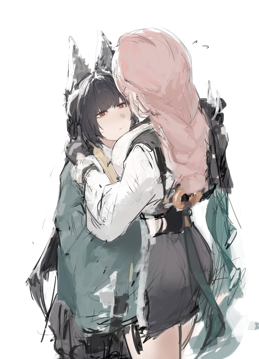 hoshimi miyabi and tsukishiro yanagi (zenless zone zero) drawn by brenn_(idwytl)