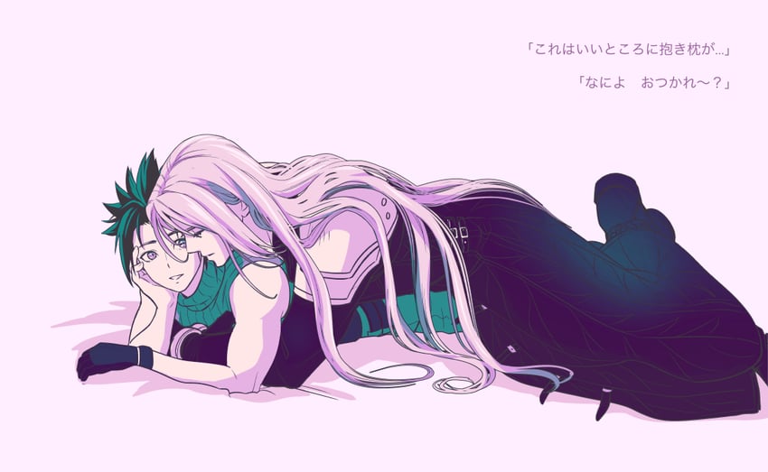 sephiroth and zack fair (final fantasy and 2 more) drawn by aelys77