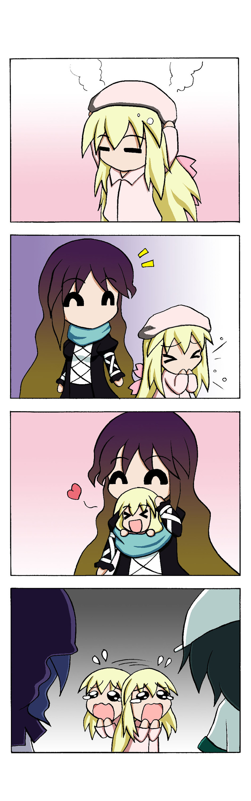 hijiri byakuren, murasa minamitsu, kumoi ichirin, and lily white (touhou) drawn by rakugaki-biyori