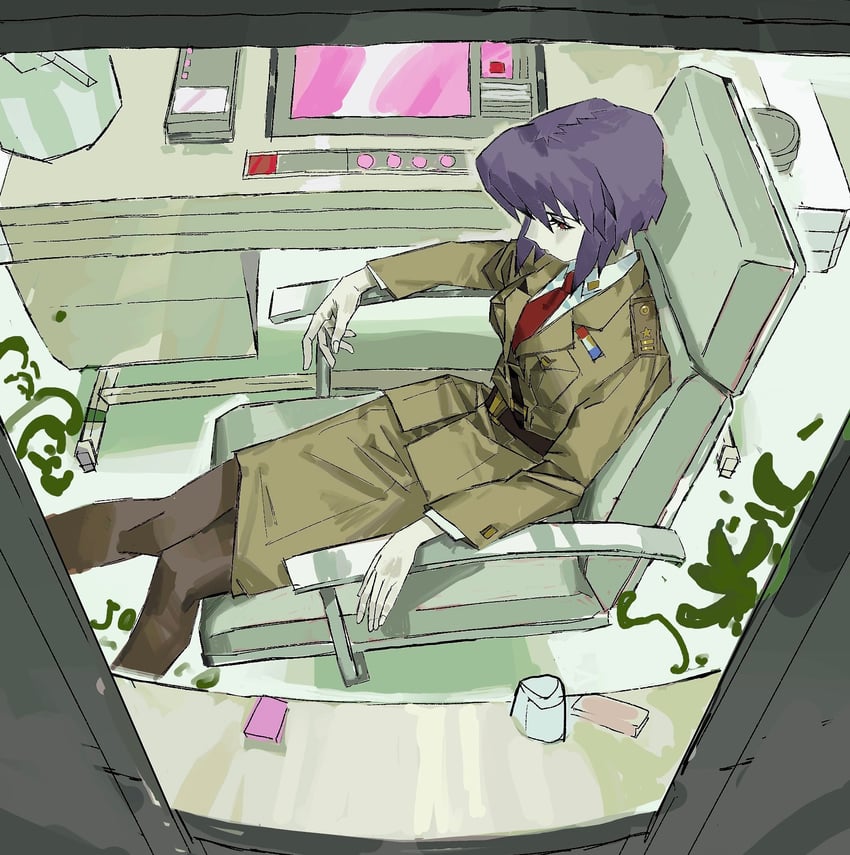 kusanagi motoko (ghost in the shell) drawn by northdiiiio