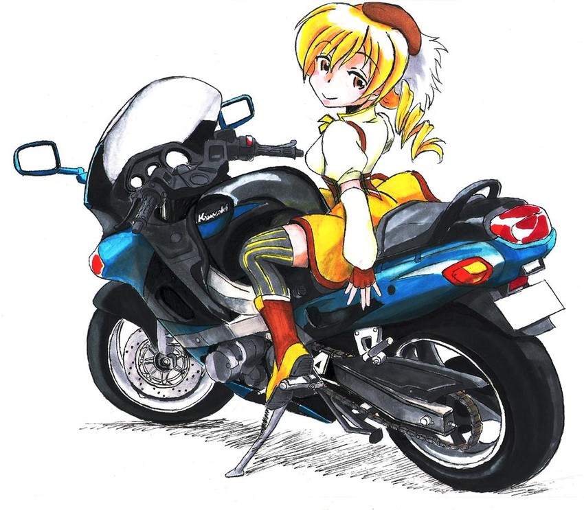 tomoe mami (mahou shoujo madoka magica) drawn by nishimiya_makoto