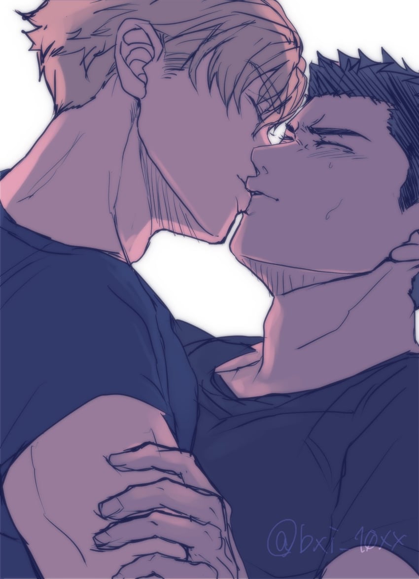 ao isami and lewis smith (yuuki bakuhatsu bang bravern) drawn by takana_yagi_(bxi_10xx)