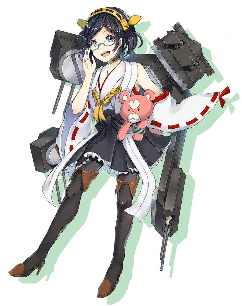 kirishima and yotarou (kantai collection and 1 more) drawn by gi_(melmail)