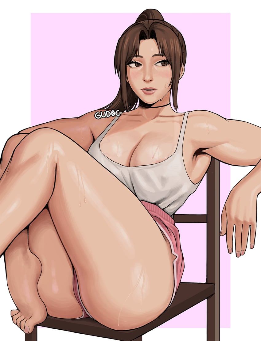 shiranui mai (street fighter and 2 more) drawn by gud0c