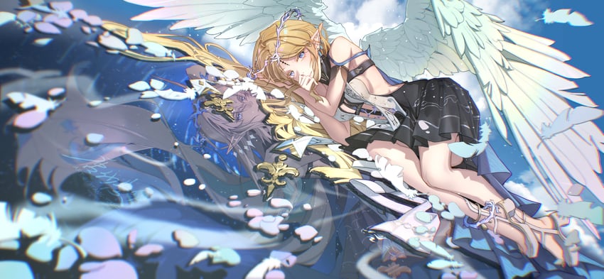 cartethyia and fleurdelys (wuthering waves) drawn by tang_you_zi