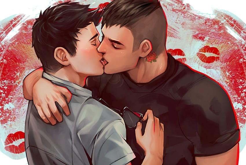 david king and dwight fairfield (dead by daylight) drawn by dessa_nya