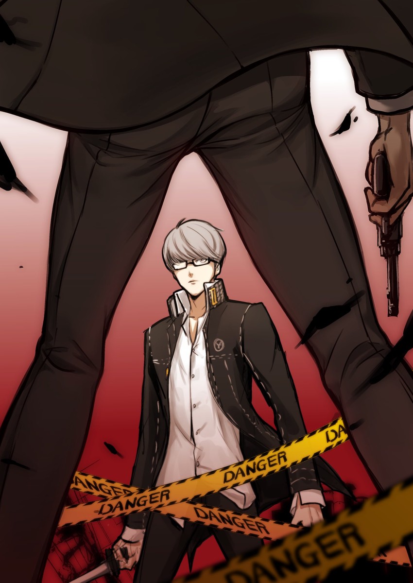 narukami yu and adachi tooru (persona and 1 more) drawn by igusaharu