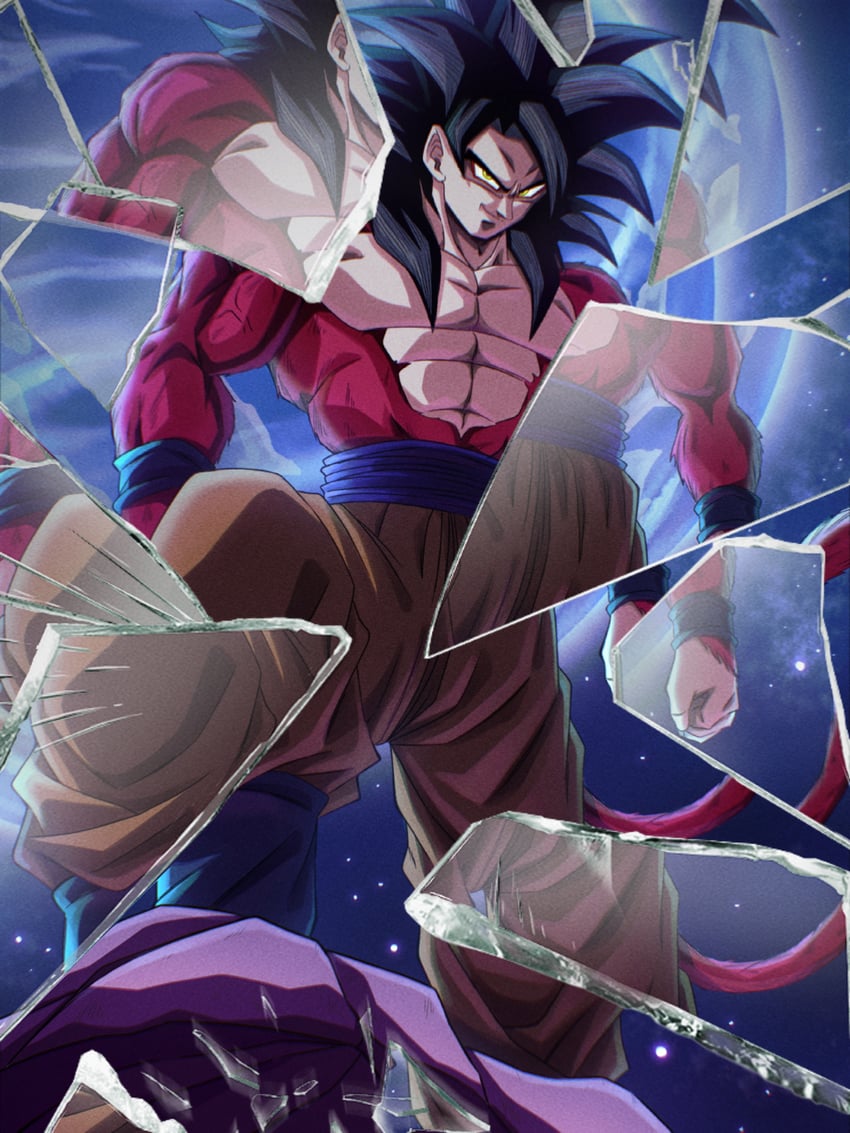 son goku (dragon ball and 1 more) drawn by buraku_black