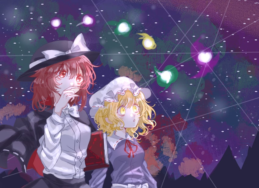 usami renko and maribel hearn (touhou and 1 more) drawn by baibaibaibaibaijin