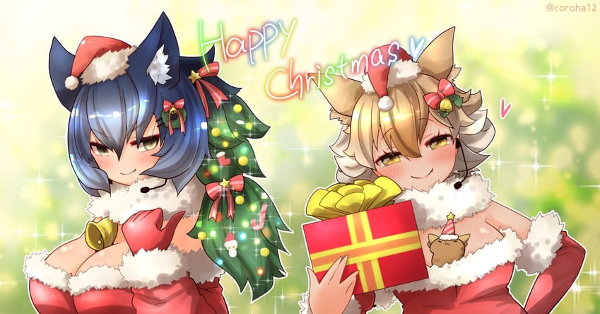 coyote, dire wolf, and coyopotato (kemono friends and 1 more) drawn by coroha