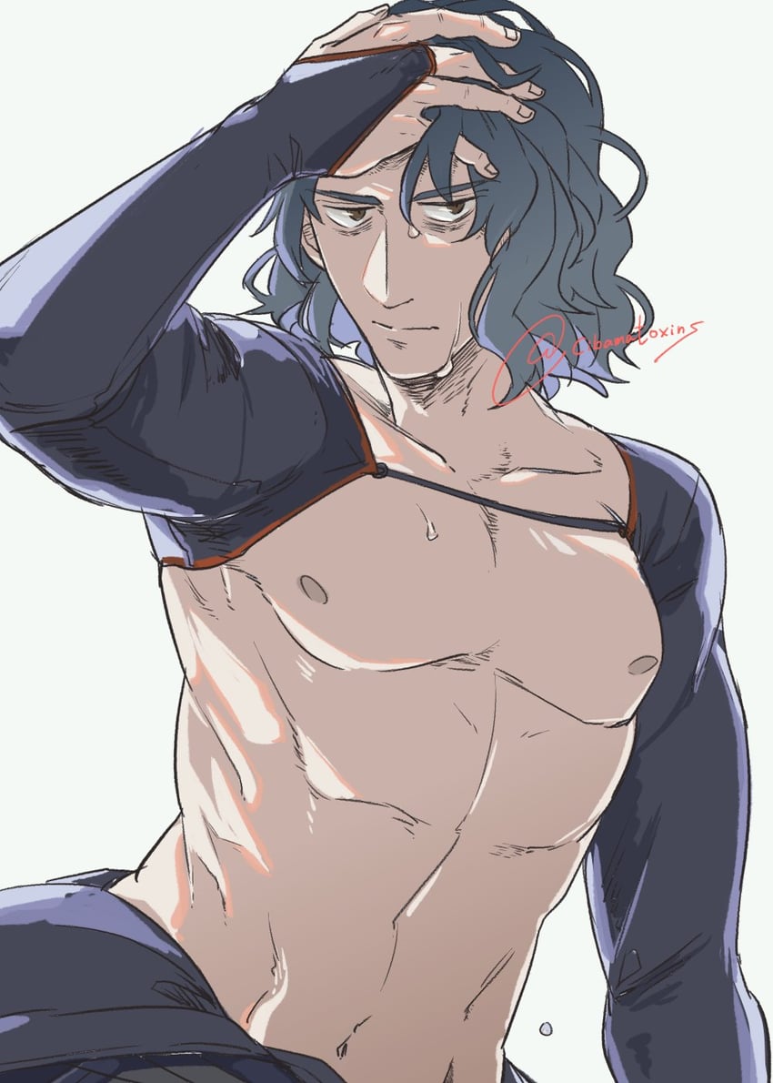 saitou hajime (fate and 1 more) drawn by cibamatoxins