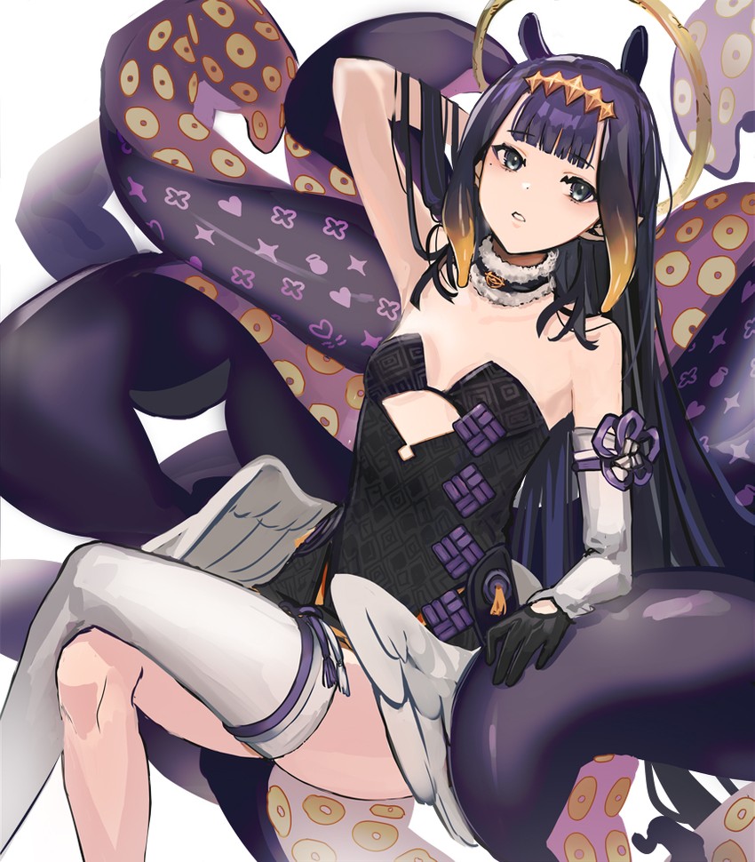 ninomae ina'nis (hololive and 1 more) drawn by daenarys
