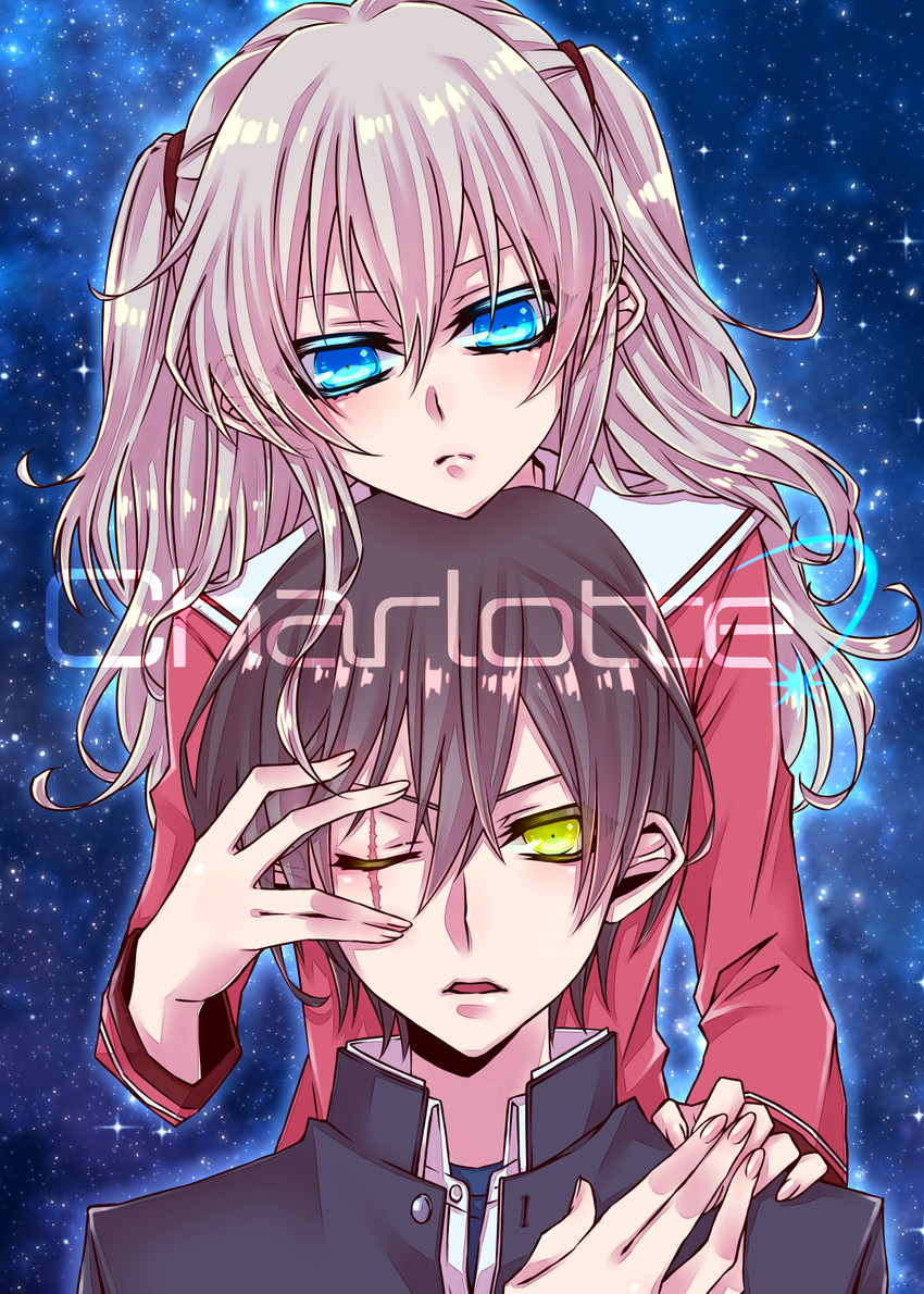 tomori nao and otosaka yuu (charlotte) drawn by nr.zehn