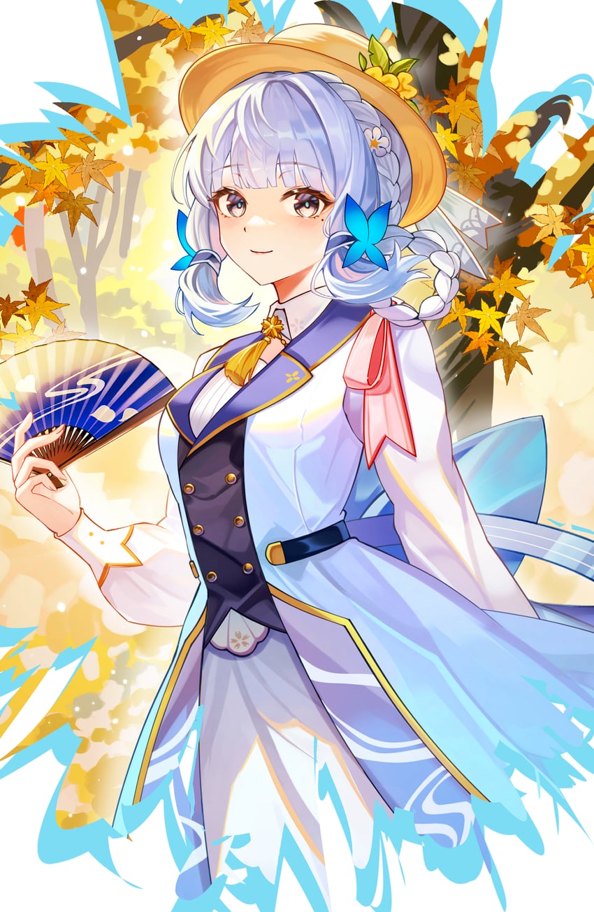 kamisato ayaka (genshin impact) drawn by chen_ying_(alan-yut)