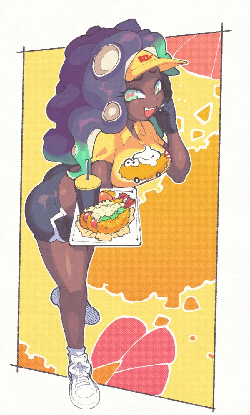 marina (splatoon and 1 more) drawn by inkerton-kun