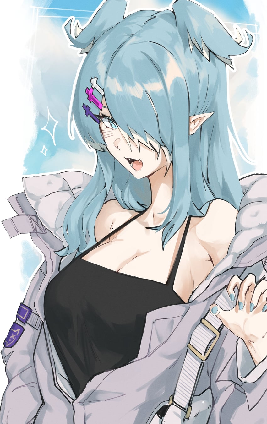 elira pendora (nijisanji and 1 more) drawn by daiishori
