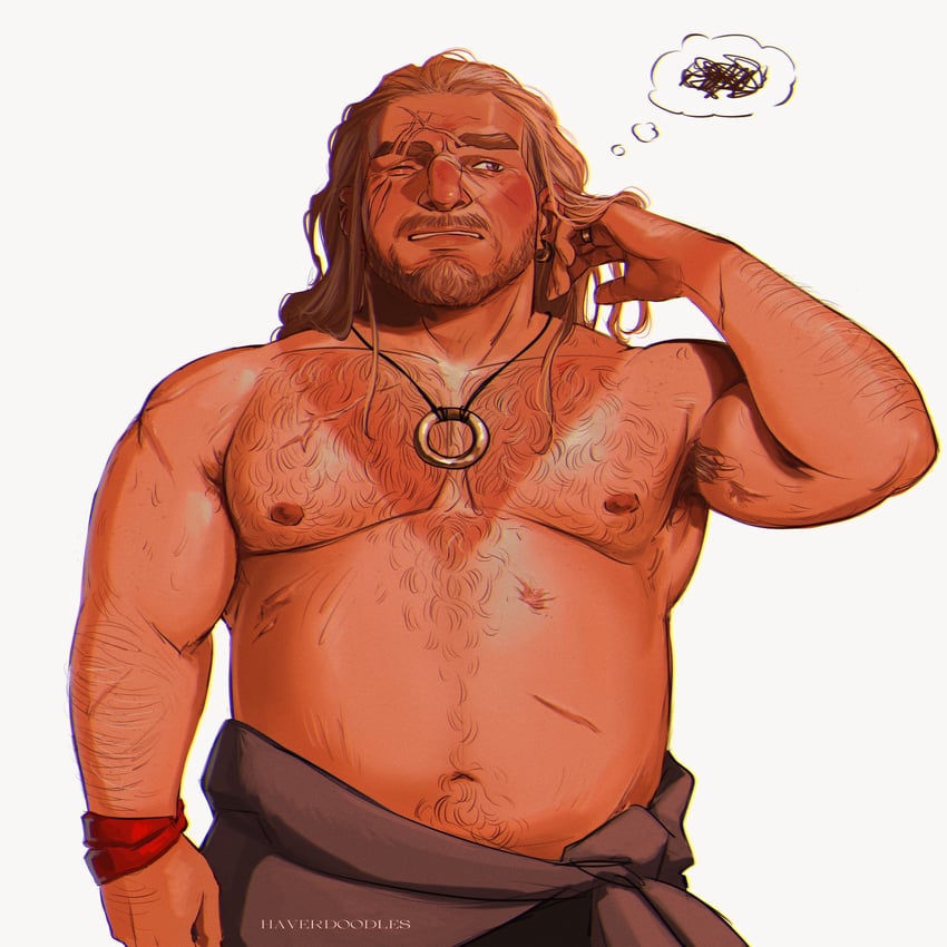 varric tethras (dragon age and 1 more) drawn by haverdoodles