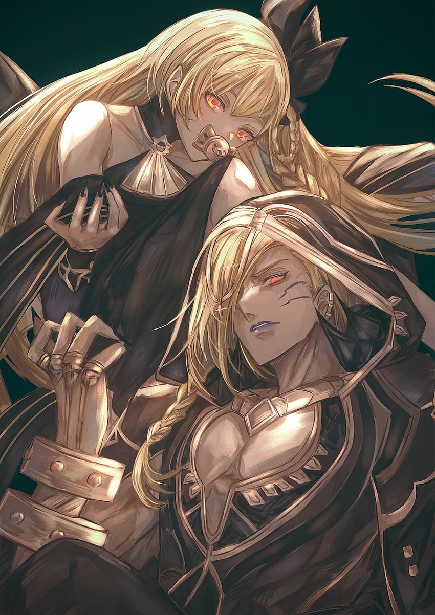 helel ben shalem and beelzebub (granblue fantasy) drawn by muramitsu_(d3jgv)