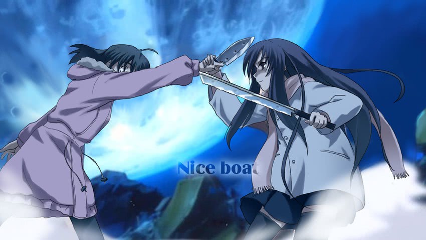 katsura kotonoha and saionji sekai (suzumiya haruhi no yuuutsu and 1 more)