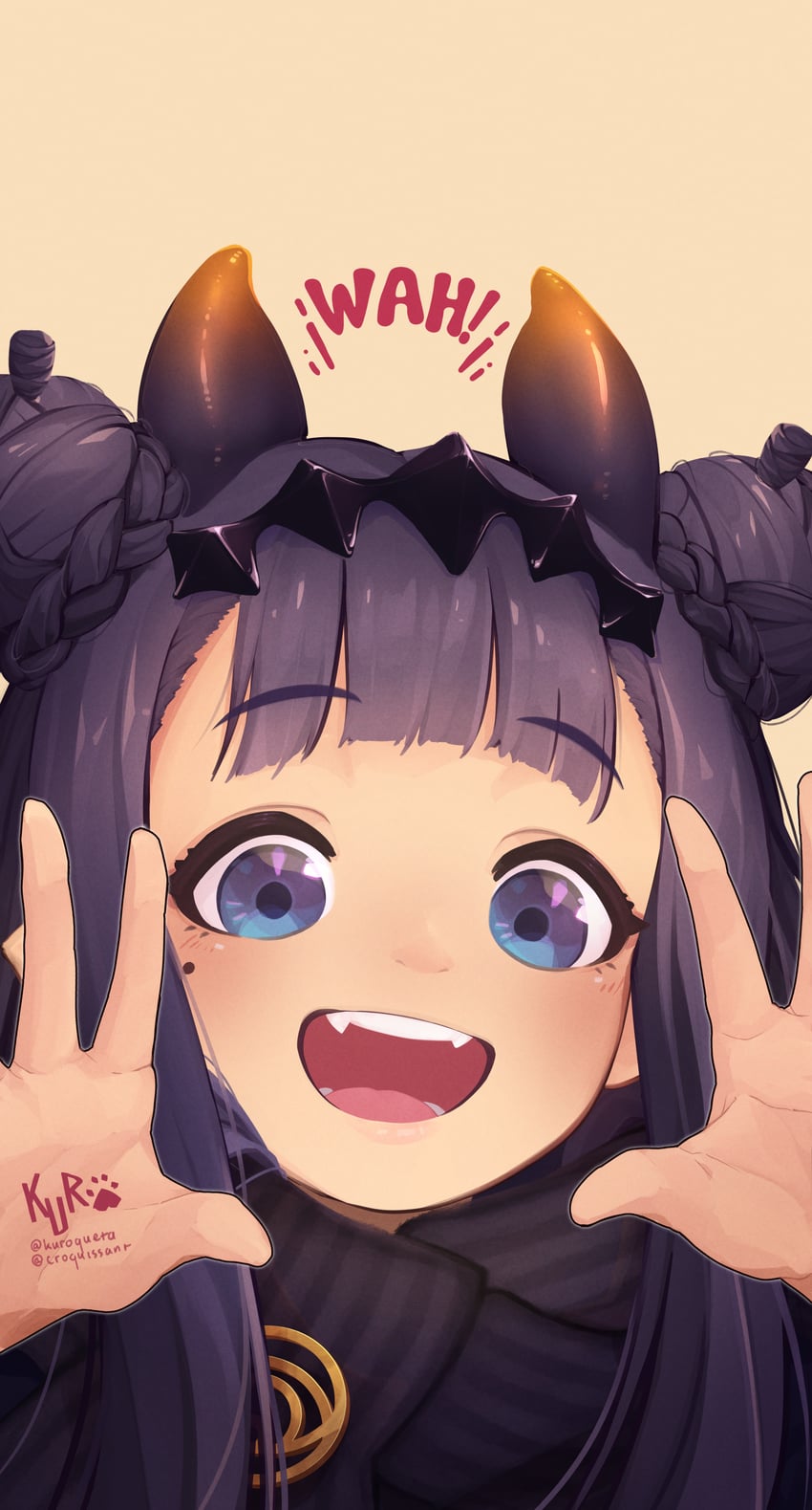 ninomae ina'nis (hololive and 1 more) drawn by kuroqueta