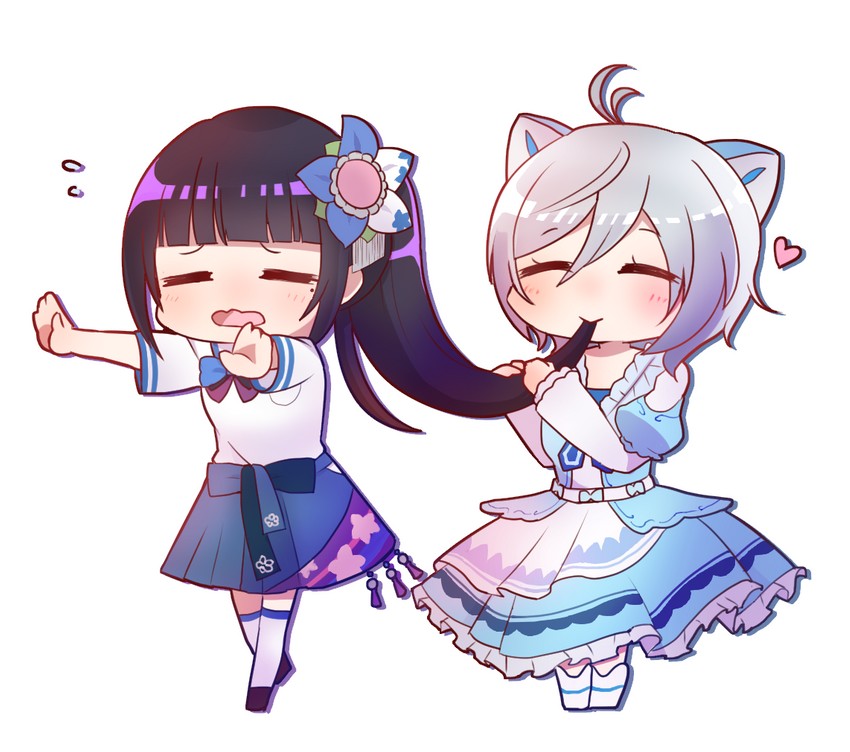 dennou shoujo siro and fuji aoi (.live and 1 more) drawn by tori2929_(toriniku)