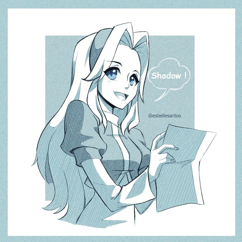 maria robotnik (sonic and 2 more) drawn by esbellesantos