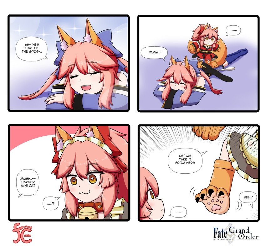 tamamo, tamamo no mae, and tamamo cat (fate and 2 more) drawn by keita_naruzawa