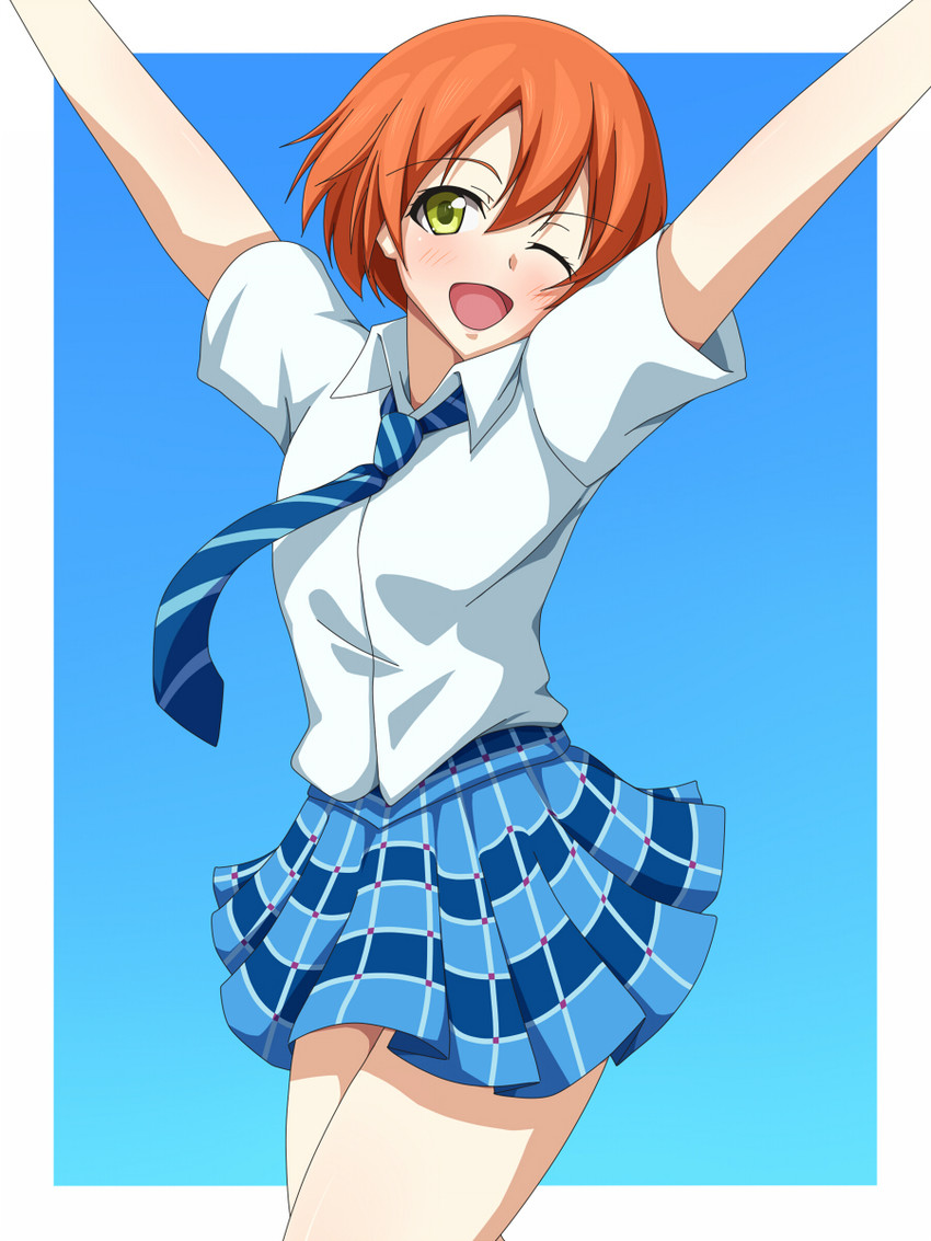 hoshizora rin (love live! and 1 more) drawn by mei_ichi