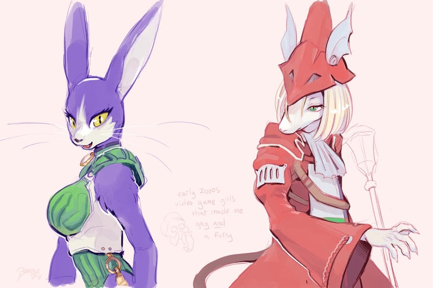 freija crescent and mia (final fantasy and 3 more) drawn by bramblefix