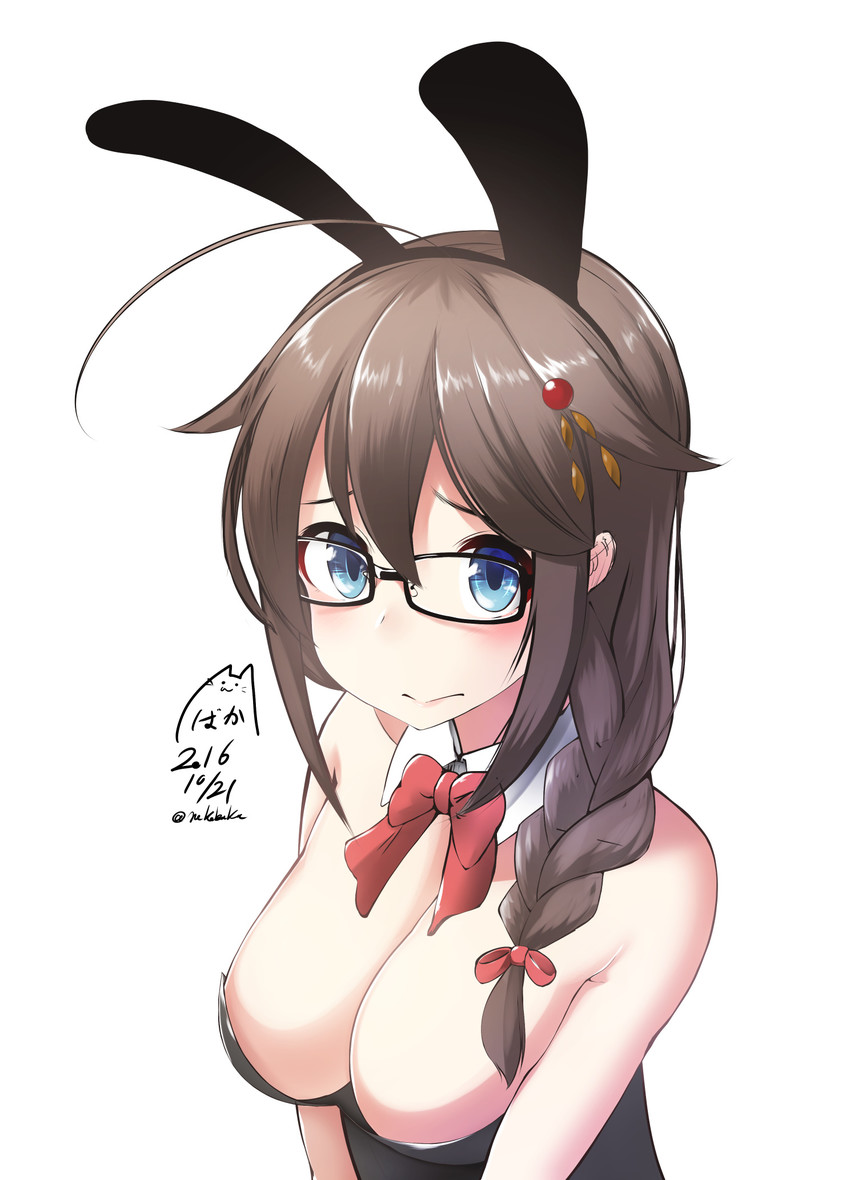 shigure and shigure kai ni (kantai collection) drawn by nekobaka