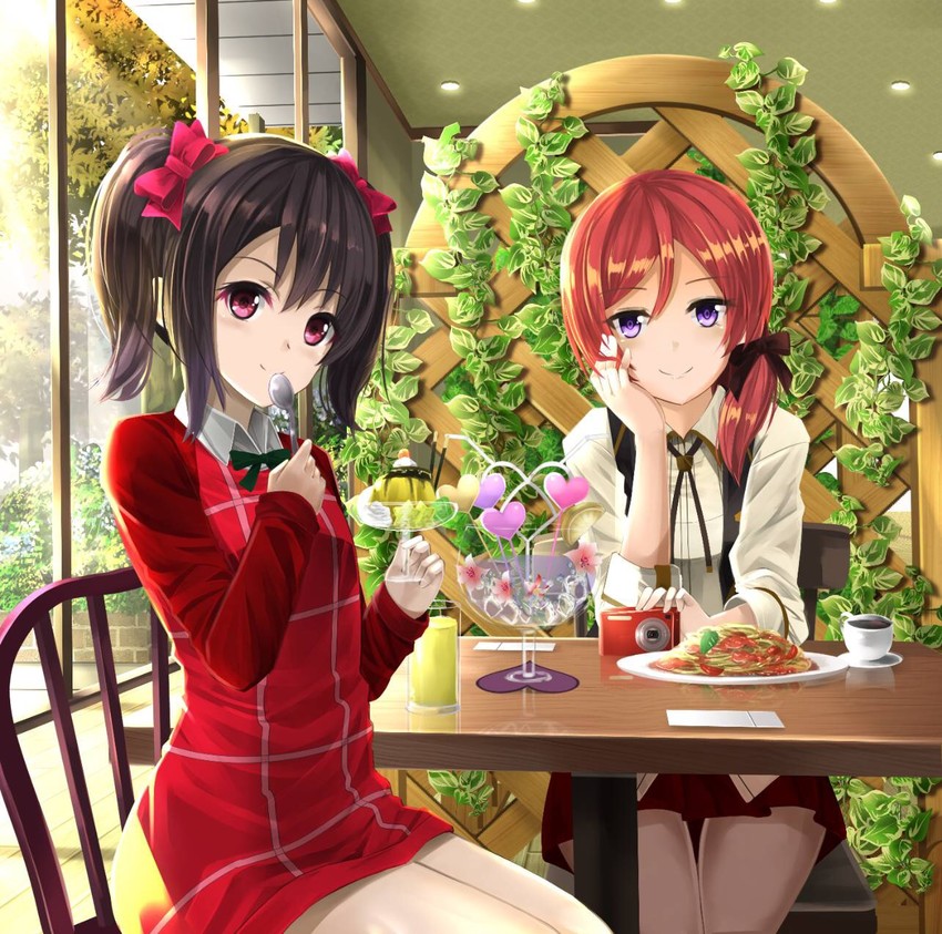 nishikino maki and yazawa nico (love live! and 2 more) drawn by orein