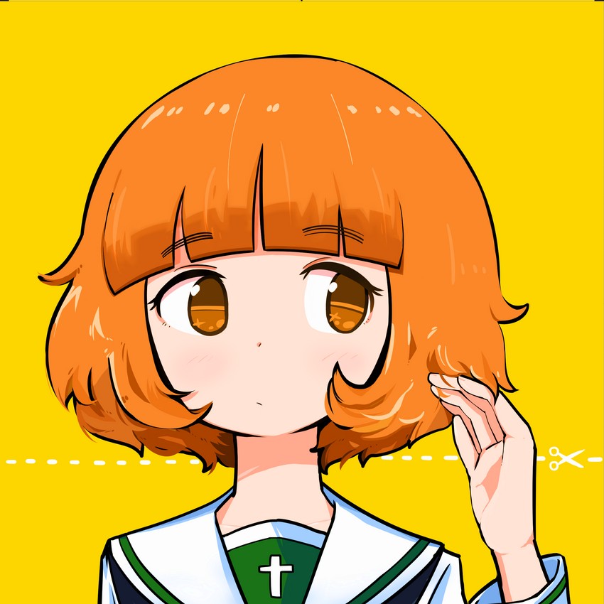takebe saori (girls und panzer) drawn by asutoro_(s--t)