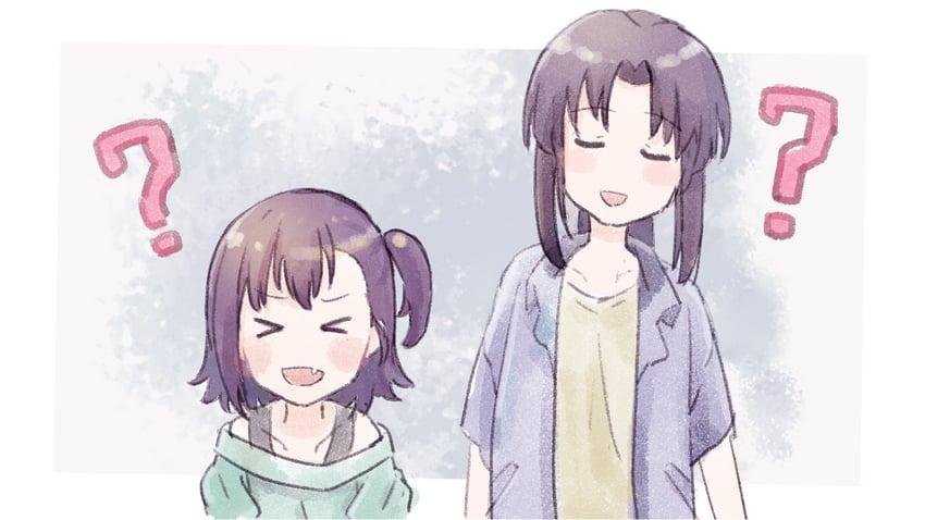 miyauchi hikage and miyauchi kazuho (non non biyori) drawn by kiriko_edo