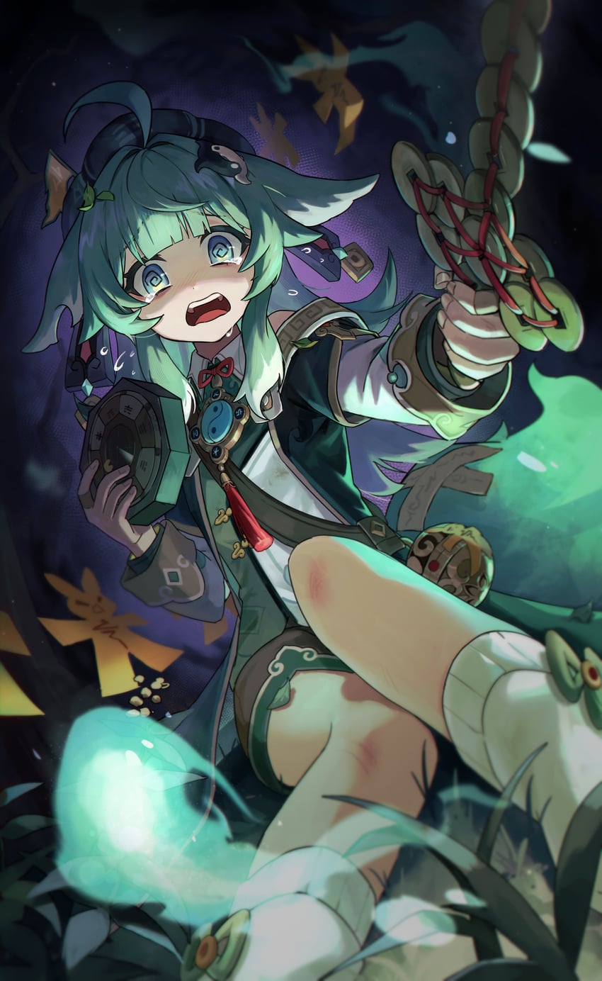 huohuo and tail (honkai and 1 more) drawn by duck_x805
