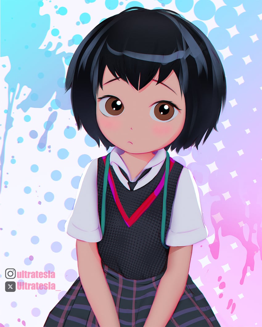 peni parker (marvel and 3 more) drawn by ultratesla