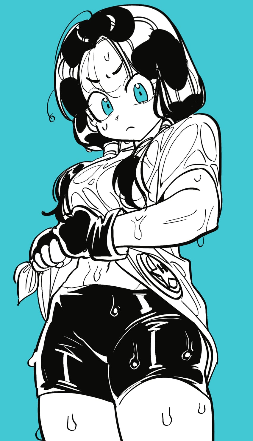 videl (dragon ball and 1 more) drawn by margare