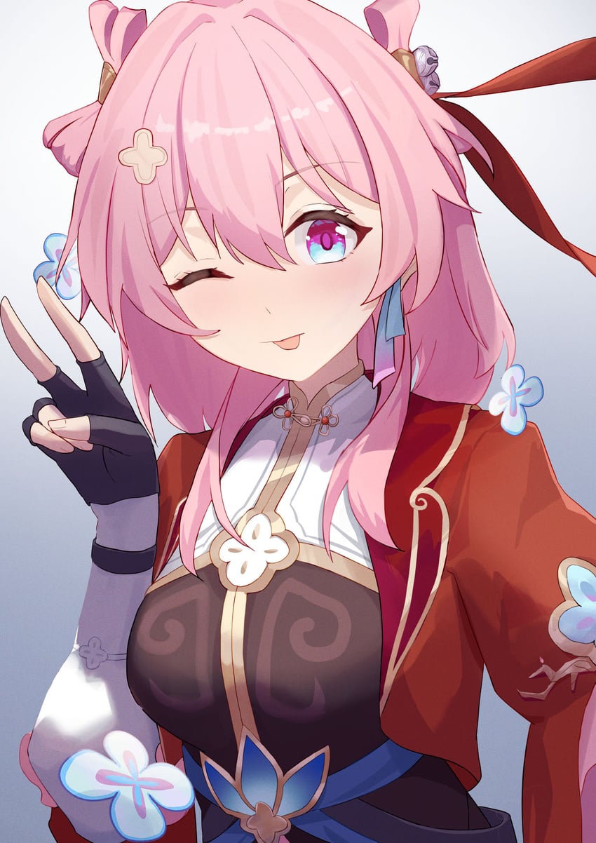 march 7th (honkai and 1 more) drawn by akzk